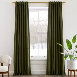 Worn Velvet Blackout Curtain