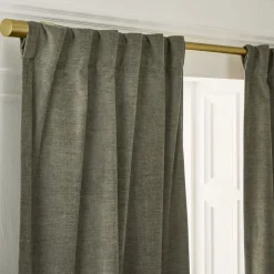 Worn Velvet Light-Filtering Curtain