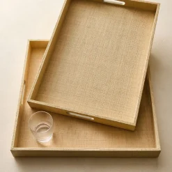 Woven Linen Tray