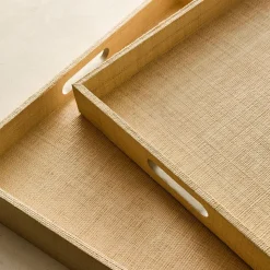 Woven Linen Tray
