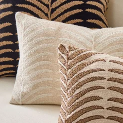 Woven Palm Pillow Cover