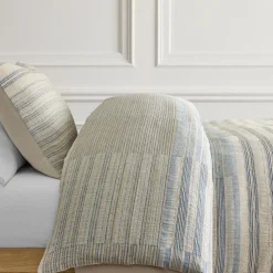 Woven Stripe Duvet Cover & Shams