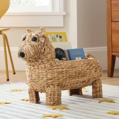 Woven Terrier Book Caddy