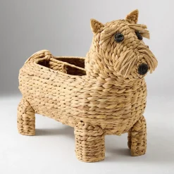 Woven Terrier Book Caddy