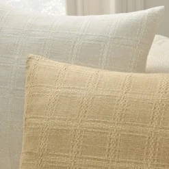 Woven Windowpane Pillow Cover