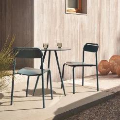 Wren Metal Stacking Dining Chair (Set of 2)