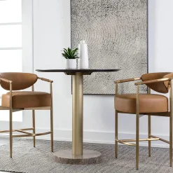 Ximena Vegan Leather Bar & Counter Stools