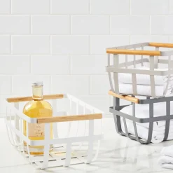 Yamazaki Dual Handle Storage Basket