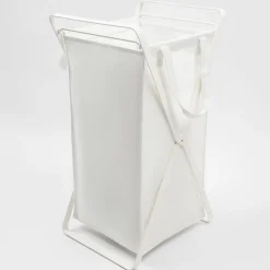 Yamazaki Laundry Hamper w/ Cotton Liner