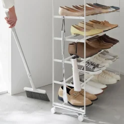 Yamazaki Rolling 5-Tier Shoe Rack
