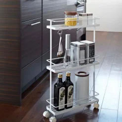 Yamazaki Slim Rolling Storage Cart