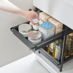Yamazaki 2-Tier Pull Out Shelf