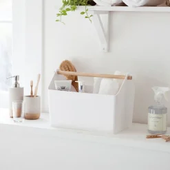 Yamazaki Wood Handle Storage Caddy