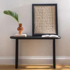 Yehuda Oval Solid Console Table (54")