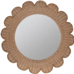 Zachery Rattan Wall Mirror