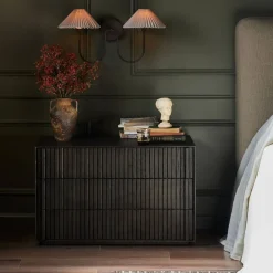 Zahra Oak Nightstand (35")