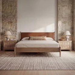 Zaire Leather Bed