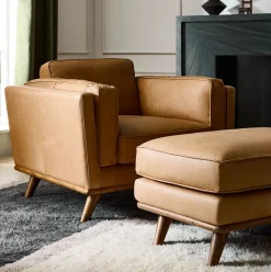 Zander Chair & Ottoman Set