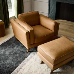 Zander Chair & Ottoman Set