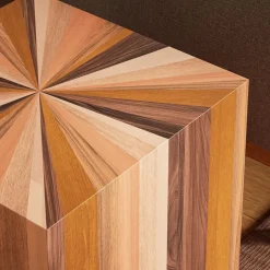 Zora Solid Mahogany Square Side Table (21.5")